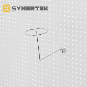 Kim loại Pegboard hiển thị móc bán buôn Tùy chỉnh hình dạng điện phun kim loại móc treo cho siêu thị - Product Image 5