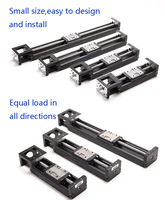 Actuador Lineal Motorizado con Husillo de Bolas Serie KKR, Plataforma Lineal de Alta Velocidad para Automatización Industrial y Sistema de Posicionamiento CNC