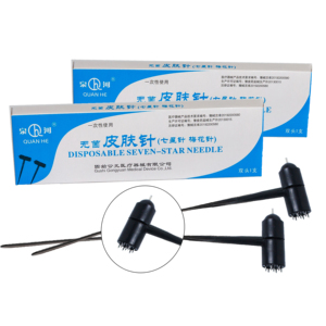 เข็มเจาะผิวหนังแบบปลอดเชื้อแบบใช้แล้วทิ้งเข็มแบบเจ็ดดาวเข็มสำหรับผิวดอกพลัมแบบหัวเดียว - Product Image 4