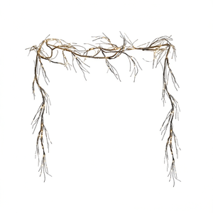 Guirnalda de Papel LED de 18 Pies con Luz Blanca Cálida, Decoraciones Festivas para Interiores y Exteriores, Clasificación IP44 - Product Image 1