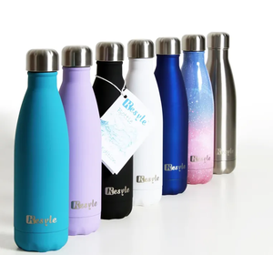 Double paroi de tournesol, bouteille de bibelot de haute qualité en acier inoxydable - Product Image 1