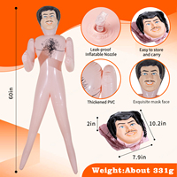 Poupée gonflable réaliste homme/femme pour décoration de mariage, Noël, Nouvel An, Pâques, voyage longue durée, pliable en PVC, 150 cm