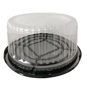 유명 인사 명확한 플라스틱 소형 컵케이크 상자 머핀 돔 결혼식 생일 치즈 pastr를 위한 단 하나 물집 상자