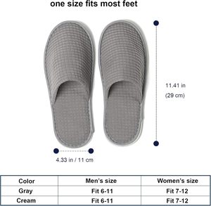 6/12 paires de chaussons réutilisables et lavables unisexes à bout fermé avec doublure en fausse fourrure, confortables pour hôtel, chambre, mariage, fête, voyage, Veca - Product Image 6