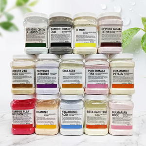 <span class=keywords><strong>Mascarilla</strong></span> de Colágeno Bio Herbal en Polvo Tipo Gelatina Modeladora Peel-Off Hidratante Facial Blanqueadora Antienvejecimiento con Vitamina C Marca Privada OEM B2B - Product Image 1