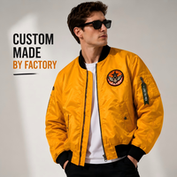 Blouson Bomber Homme Personnalisé en Nylon, Blouson Aviateur en Satin, Veste Streetwear, Blouson Universitaire Marque Privée, OEM Écologique Respirant