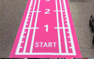 Gym Runway Pattern PP+PE <strong>Artificial</strong> <strong>Grass</strong> 20-50mm High Density Anti-Slip for Gateball Football Field Indoor Sports - Product Image 3