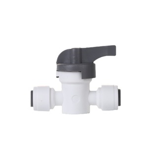Robinet à bille à connexion rapide 3 points, robinet de vidange 2 points pour purificateur d'eau, distributeur d'eau, interrupteur 2/3 points, connecteur de tuyau d'eau - Product Image 1