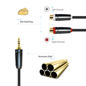 El mejor <span class=keywords><strong>adaptador</strong></span> de <span class=keywords><strong>Audio</strong></span> estéreo, <span class=keywords><strong>Jack</strong></span> de 3,5mm <span class=keywords><strong>macho</strong></span> <span class=keywords><strong>a</strong></span> 2rca <span class=keywords><strong>hembra</strong></span> Y Cable de 3,5mm <span class=keywords><strong>macho</strong></span> <span class=keywords><strong>a</strong></span> <span class=keywords><strong>2</strong></span> <span class=keywords><strong>RCA</strong></span> Aux AV - Product Image 5
