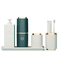 Nouvelle Trousse de Voyage Portable Scellée pour Brosse à Dents et Dentifrice, avec Deux Gobelets à Rince-Bouche, Taille Personnalisable, en Plastique
