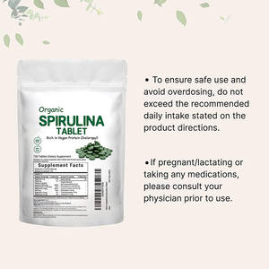 OLLI OEM özelleştirilmiş kalsiyum vitamini D3 <span class=keywords><strong>Tablet</strong></span> doğal Multivitamin Superfood <span class=keywords><strong>Spirulina</strong></span> yetişkinler için Vegan toptan fiyat - Product Image 4