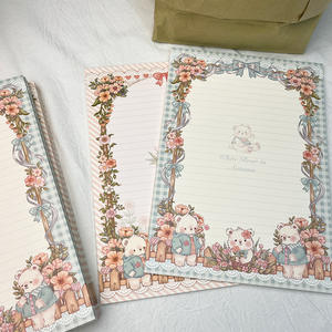 สมุดโน้ตน่ารักลายการ์ตูนหมีสวนใหม่ B5ins คุณภาพสูง สำหรับนักเรียน ผลิตในประเทศจีน - Product Image 4