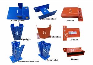 במפעל ישיר מדף ללא רבב מתכת לוח מתלה vna מתלה קל הרכבה סלקטיבית למחסנים - Product Image 5