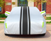 Housse de protection extérieure pour voiture en tissu PVC anti-UV pour SUV et berline