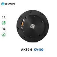 Moteur d'Exosquelette CubeMars AK80-6 KV100 800 tr/min à Réponse Rapide, Actionneur Robotique Léger pour Articulation de Robot Portable