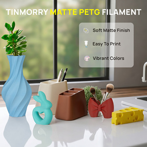 Filamento para Impresora 3D TINMORRY, 1.75mm, Filamento PETG Ecológico, PLA/ABS/PETG/ASA/TPU, 1KG/ROLLO, Varillas de Plástico PETG-Mate - Product Image 3