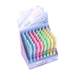 Black <b>Lead</b> <b>Retractable</b> Mechanical Pencil Custom Logo Plastic Eraser Pencil - Product Image 4