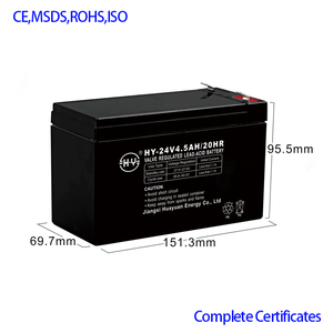 Batería de alta capacidad al por mayor 24V 4.5AH recargable de larga duración sello <span class=keywords><strong>Vrla</strong></span> batería de plomo ácido batería libre de mantenimiento - Product Image 2