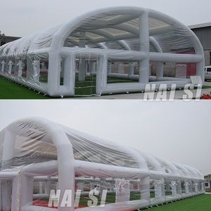 Dôme de structure supporté par l'<span class=keywords><strong>air</strong></span> pour piscine/tentes gonflables Dôme de piscine de grande taille transparent - Product Image 3
