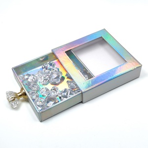 Kotak kemasan bulu mata magnetik cetak Logo kustom kotak bulu mata kardus - Product Image 3