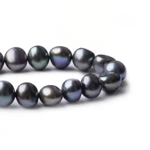 业余爱好者天然真正的淡水养殖珍珠珠用于DIY珠宝制作项链的女士