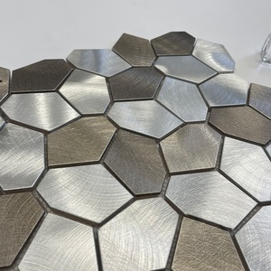 Sỏi hình nhôm nghệ thuật khảm mô hình cổ điển kim loại khảm tường gạch - Product Image 4