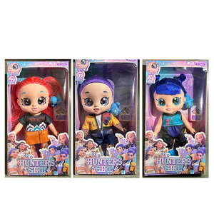 Bambola da 10 pollici K-P Demon Girl Group con occhi 5D, musica <span class=keywords><strong>e</strong></span> statuette in vinile morbido Lumi, Mira <span class=keywords><strong>e</strong></span> Zoe - Decorazione giocattolo - Product Image 1