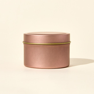 Contenitori vuoti in metallo da <span class=keywords><strong>3</strong></span> once barattoli rotondi in metallo con coperchi contenitori in metallo barattoli in alluminio barattoli per la produzione di candele - Product Image 3