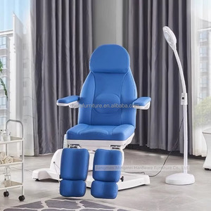Elevador eléctrico ajustable, Podología médica, tratamiento de sofá, masaje de belleza Facial, cama de belleza de cuerpo completo plegable con Bas - Product Image 2