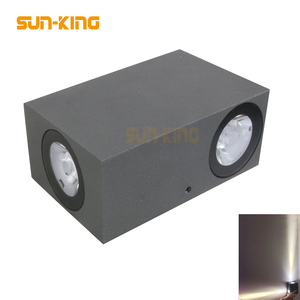 Lámpara de aluminio <span class=keywords><strong>para</strong></span> construcción de <span class=keywords><strong>fachadas</strong></span> <span class=keywords><strong>exteriores</strong></span>, luz de esquina de pared de 90 grados, tipo L, blanco, 6000K, ip65, 6W - Product Image 1