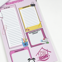 Bloc-notes amusant et mignon, format personnalisé, pour le bureau et l'école, style Kawaii, avec feuilles mobiles, pour listes de choses à faire et notes.
