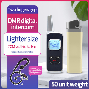 Mini walkie talkie DMR digital walkie talkie con auricular para hablar - Product Image 3