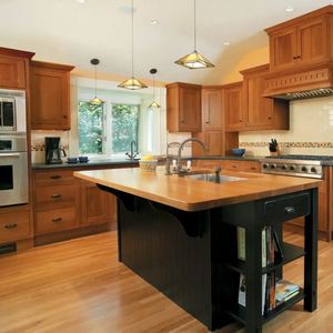 Meuble luxe personnalisé laqué double évier îlot armoires de cuisine armoire de cuisine design moderne/armoire de cuisine - Product Image 1