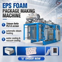 Machine automatique de fabrication de boîtes en polystyrène GUIJU, machine de fabrication de boîtes en EPS, ligne de production d'emballages en mousse, machine de moulage de formes en EPS