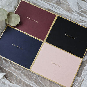Tarjetas de Agradecimiento con Logotipo Personalizado, Hermosas Tarjetas de Felicitación con Sobre, Tarjetas de Mejores Deseos para Negocios y Eventos, Recuerdos de Boda y Fiestas - Product Image 1