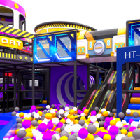 Parc d'attractions intérieur pour enfants Aoleao avec trampoline souple |   Conception personnalisée certifiée CE TUV |   Approvisionnement d'usine