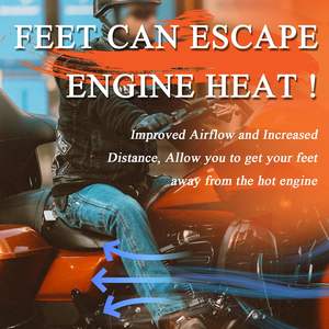 Supports de repose-pieds réglables personnalisables pour motos Harley Touring Street Glide Electra Glide Road King - Product Image 6