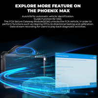 TOPDON Phoenix Max 13.3 Pulgadas, 2 Años de Actualización Gratuita, Herramienta de Diagnóstico para Camiones con Programación de ECU, Escáner de Diagnóstico Automotriz OBD2 de Sistema Completo
