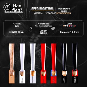 <span class=keywords><strong>Baquetas</strong></span> Profesionales HANQI 5A Serie Colorida <span class=keywords><strong>de</strong></span> Hierro y Goma - Product Image 2