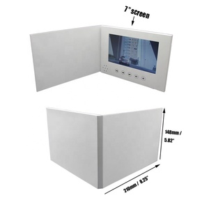 VALSEN V702-H-1 Caja <span class=keywords><strong>de</strong></span> tarjeta <span class=keywords><strong>de</strong></span> felicitación con video en blanco, pantalla LCD <span class=keywords><strong>de</strong></span> 7 pulgadas, papel A5, personaje <span class=keywords><strong>de</strong></span> película/TV, 128MB-32GB para minoristas - Product Image 2