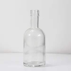 Custom 400ml Empty Gin Vodka Whisky Bottle Woman Body Glass Bottle Manufacturer Low Price