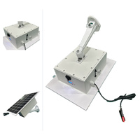 Panneau solaire avec batterie 15W 88.8Wh NMC PWM IP65, système d'alimentation DC hors réseau pour équipement de détection d'eau