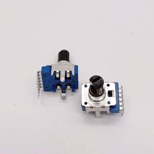Terwin Factory OEM 11mm potenziometro verticale 20mm albero 6 Pin Mixer Audio doppio potenziometro interruttore - Product Image 3