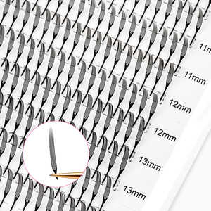 TDANCE Outlet <span class=keywords><strong>de</strong></span> Fábrica: Pestañas Anime Estrechas y Delgadas - Extensiones Hechas a Mano <span class=keywords><strong>de</strong></span> 12 Filas con Cabello Humano y Materiales Sintéticos - Product Image 4