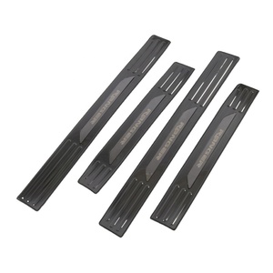 WZXD New Arrival Car <b>Door</b> Sill Guards Stainless Steel <b>Door</b> Sill <b>Plate</b> Black Silver for 2023 - Product Image 3