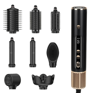 Produits capillaires haut de gamme : Brosse sèche-cheveux ionique, Planchas de Cabello Professionnel, Brosse volumisante, Fer à coiffer, Sèche-cheveux léger - Product Image 1