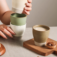 Tasses en céramique de style japonais tasses à thé couleur sous glaçure verres à vin 230ml vaisselle rétro usage quotidien maison cuisine verres