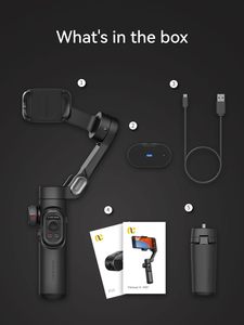 Módulo de Sensor de seguimiento AOCHUAN Smart XE AI, estabilizador de mano cardán de 3 ejes, Control de aplicación para grabación de vídeo Vlog de teléfono móvil - Product Image 6