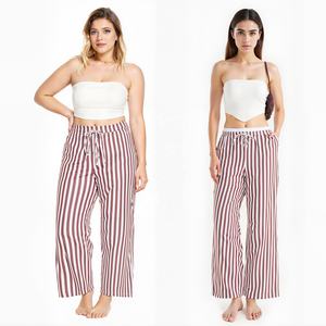 <span class=keywords><strong>Pantaloni</strong></span> da <span class=keywords><strong>donna</strong></span> alla moda a gamba dritta a vita alta elastica <span class=keywords><strong>con</strong></span> tasche <span class=keywords><strong>laterali</strong></span> <span class=keywords><strong>con</strong></span> coulisse <span class=keywords><strong>pantaloni</strong></span> da <span class=keywords><strong>donna</strong></span> larghi - Product Image 1