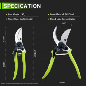 Tijeras de podar <span class=keywords><strong>para</strong></span> jardín One99, tijeras profesionales de acero inoxidable SK5 <span class=keywords><strong>para</strong></span> plantas, <span class=keywords><strong>herramientas</strong></span> manuales de <span class=keywords><strong>jardinería</strong></span> portátiles personalizables <span class=keywords><strong>para</strong></span> árboles - Product Image 2